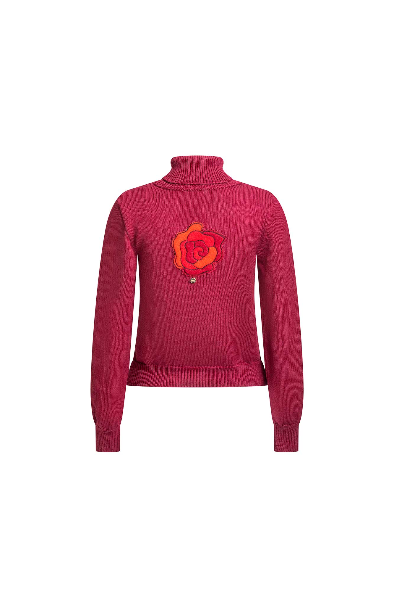 BUZO CUELLO DOBLAR TIRA ROSA VINOTINTO