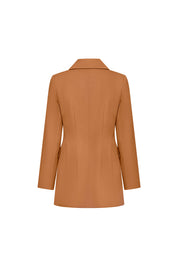 Blazer Largo PP Caramelo