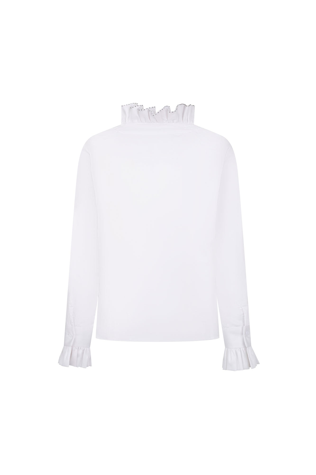 CAMISA ARLEQUÍN PP BOLITA BLANCO
