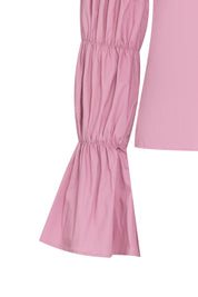 CAMISA MANGA ENCAUCHADA CHICLE