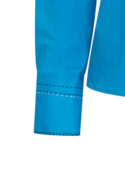 Camisa Sol Argolla Azul Cobalto