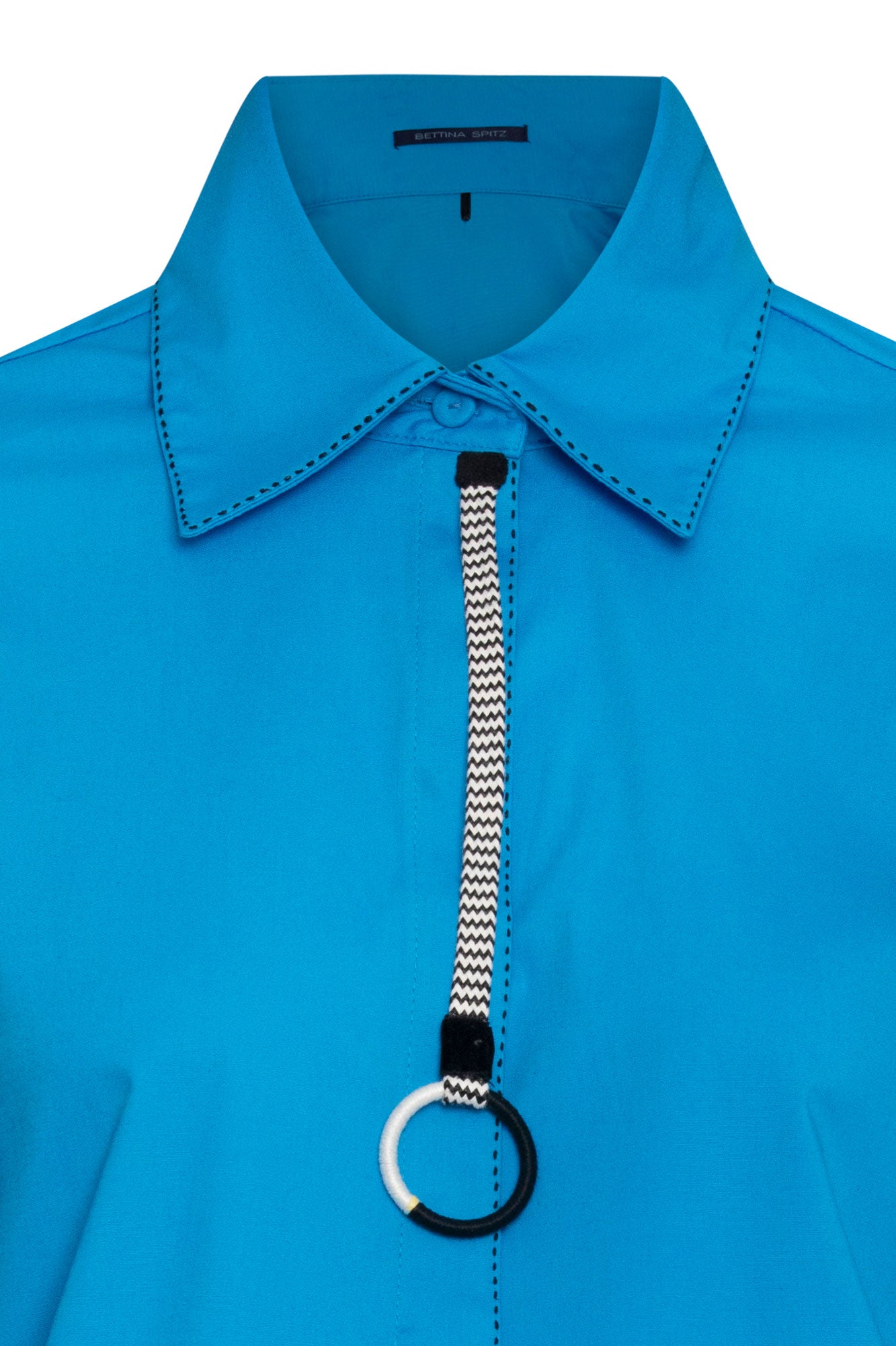 Camisa Sol Argolla Azul Cobalto