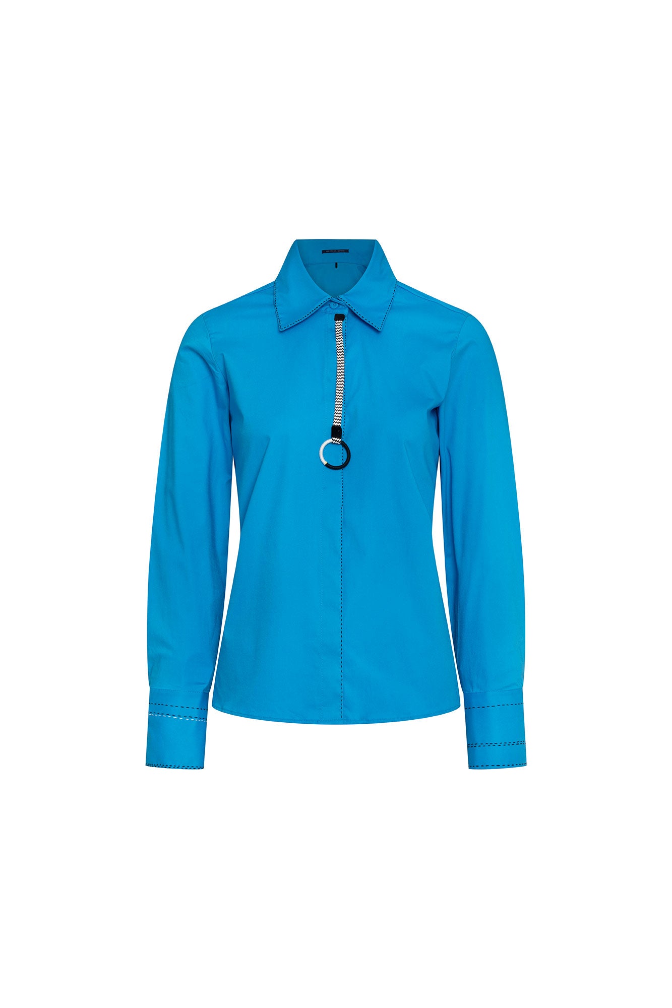 Camisa Sol Argolla Azul Cobalto