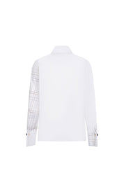 CAMISA SOL ESCOCES MANCORNA BLANCO