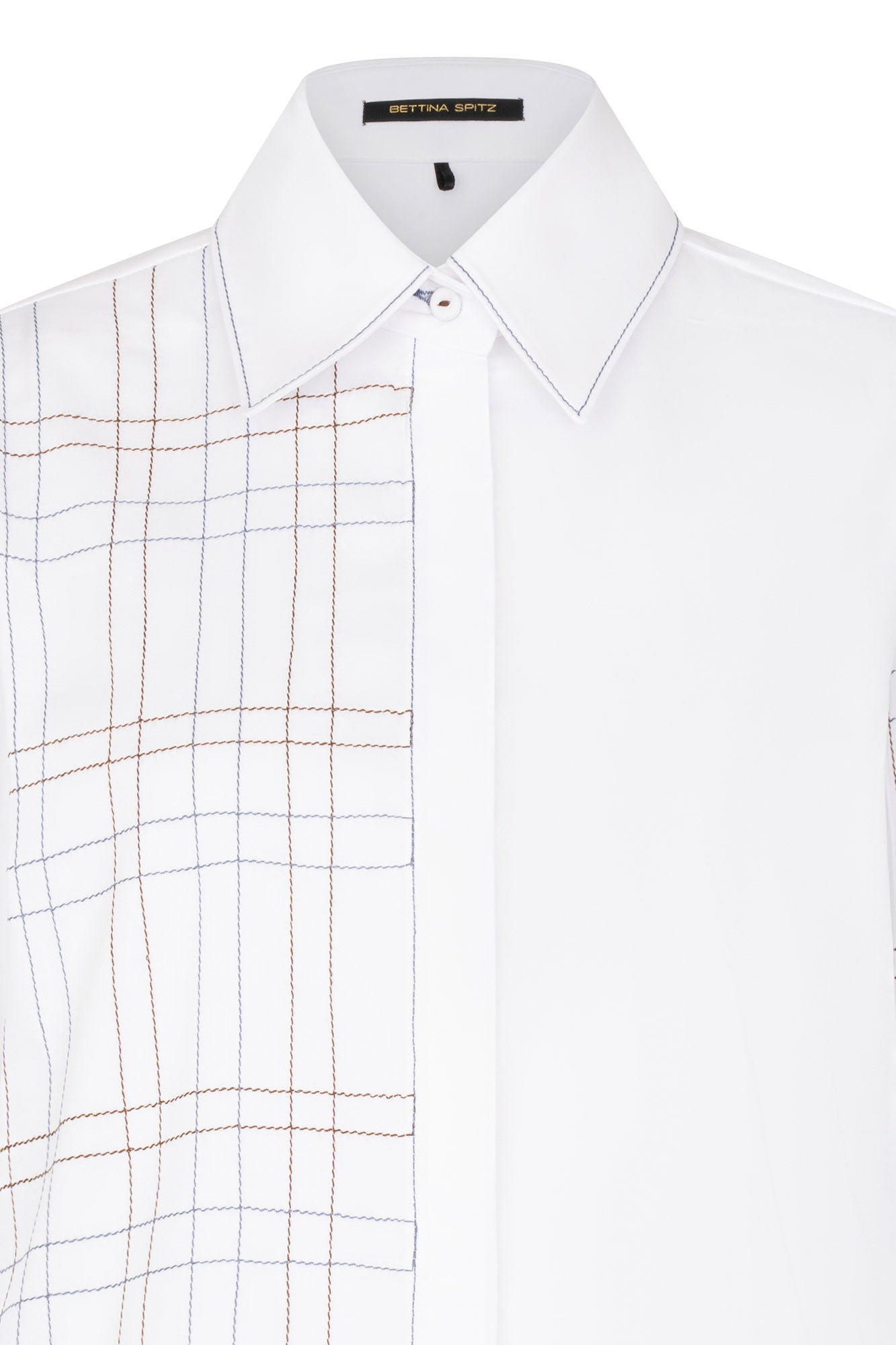 CAMISA SOL ESCOCES MANCORNA BLANCO