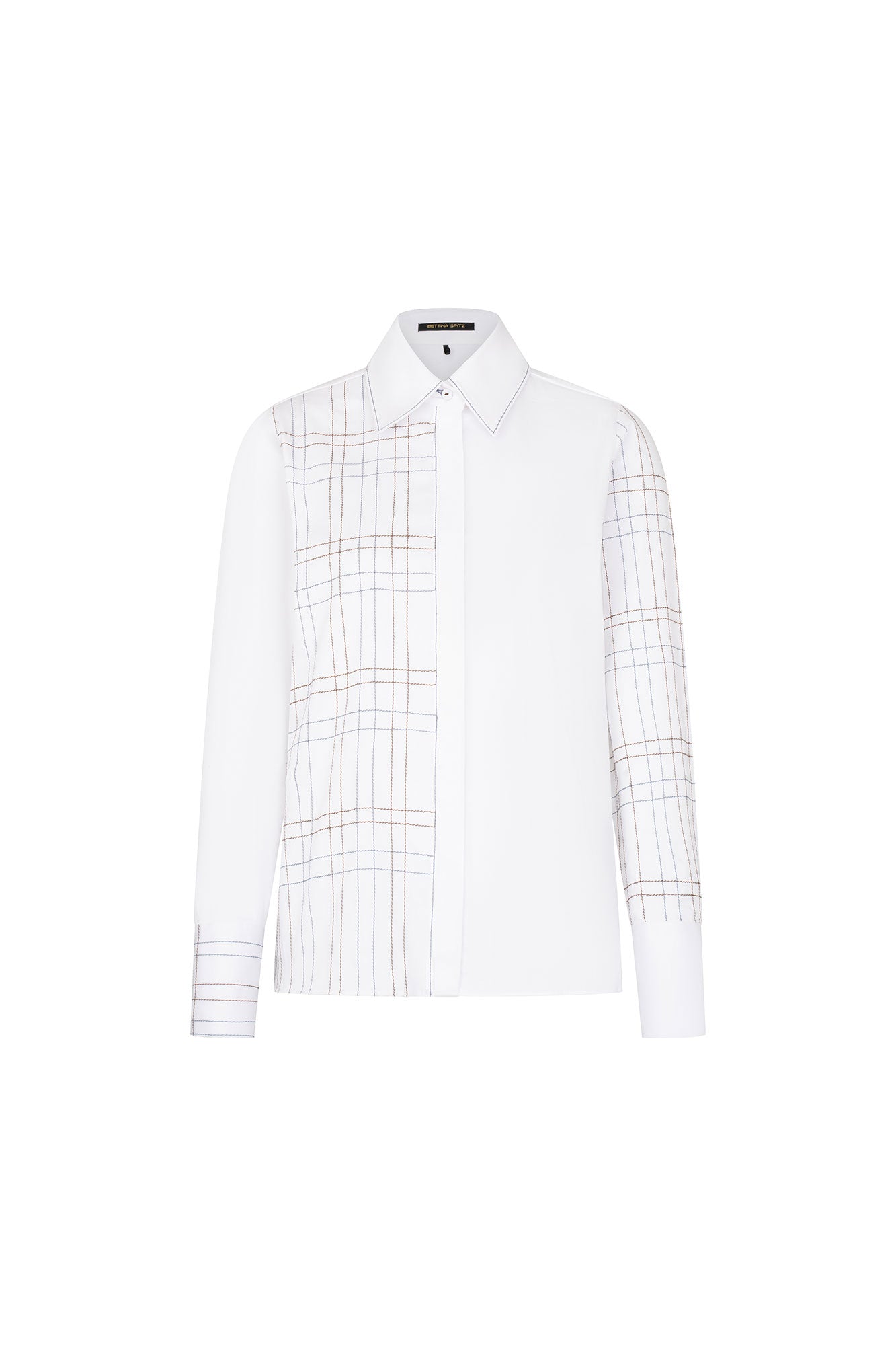 CAMISA SOL ESCOCES MANCORNA BLANCO