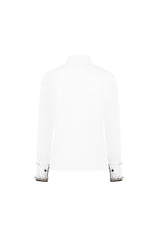 CAMISA SOL ESTRELLAS MANCORNA BLANCO