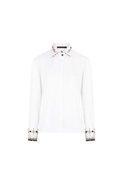 CAMISA SOL ESTRELLAS MANCORNA BLANCO