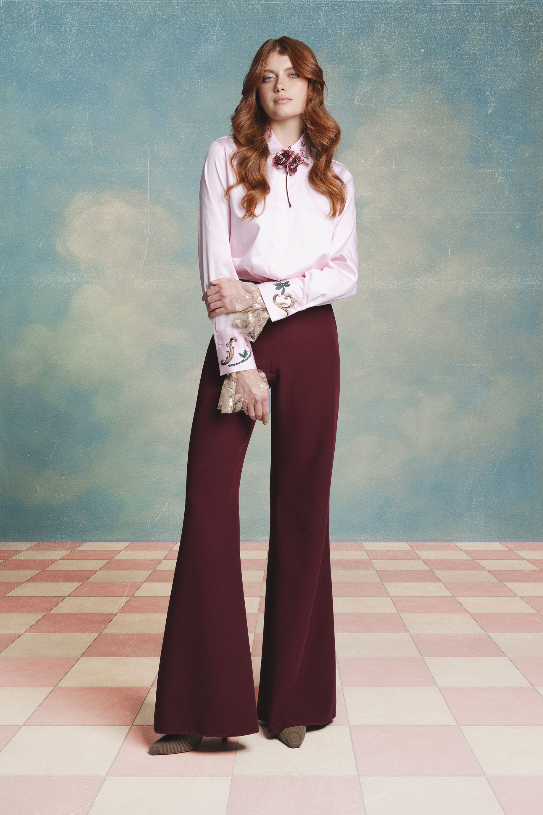 CAMISA SOL MARIA ANTONIETA ROSADO