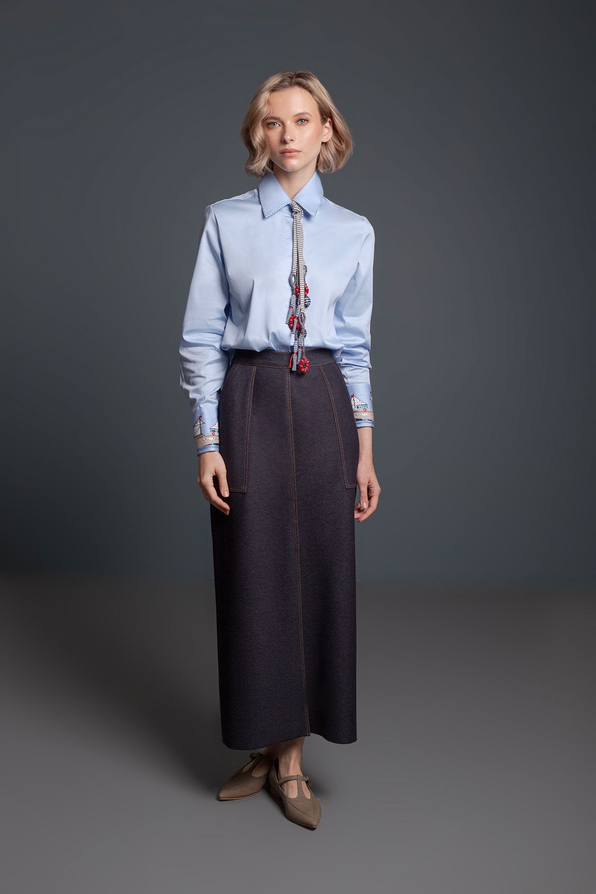 CAMISA SOL MARINERO AZUL