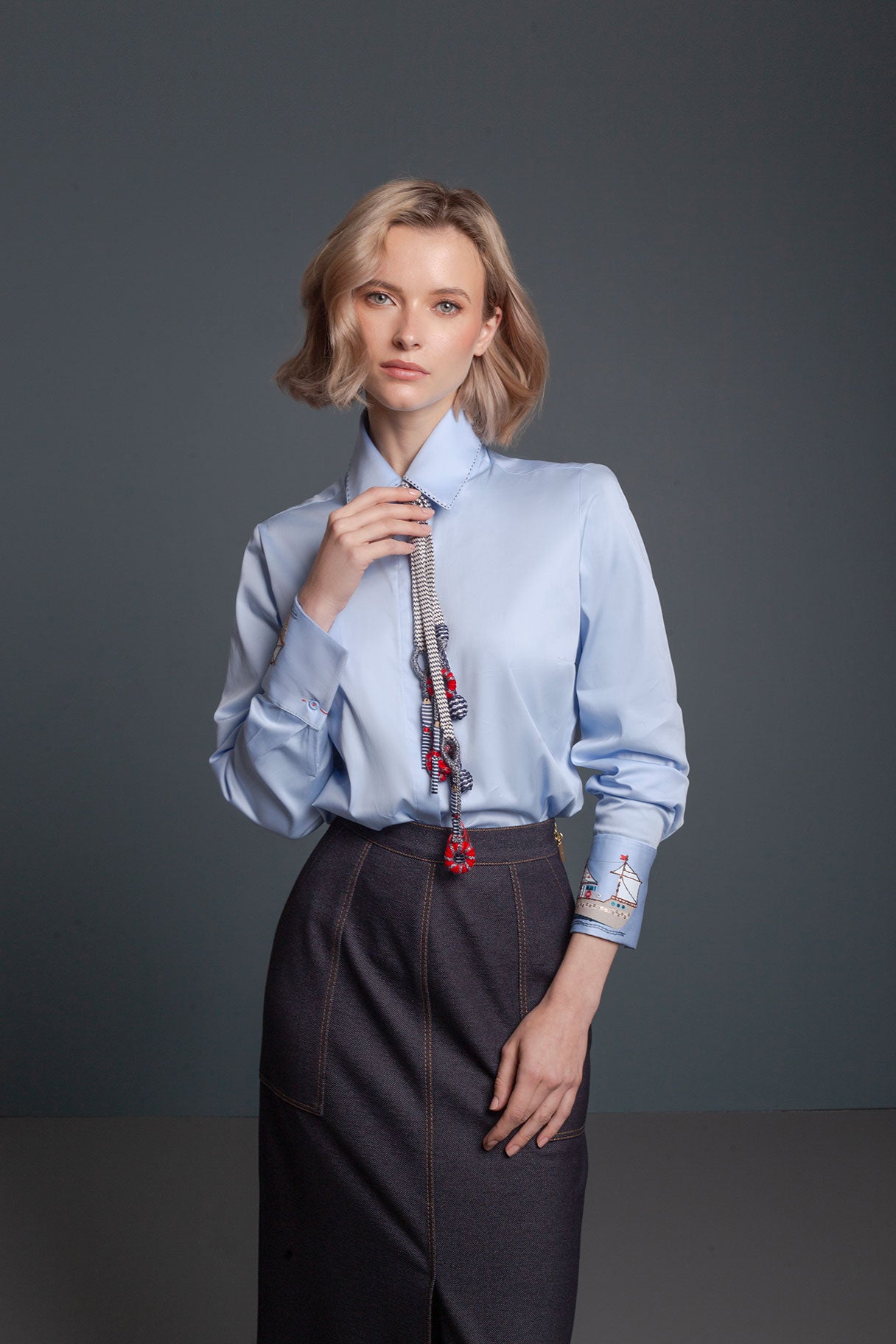 CAMISA SOL MARINERO AZUL