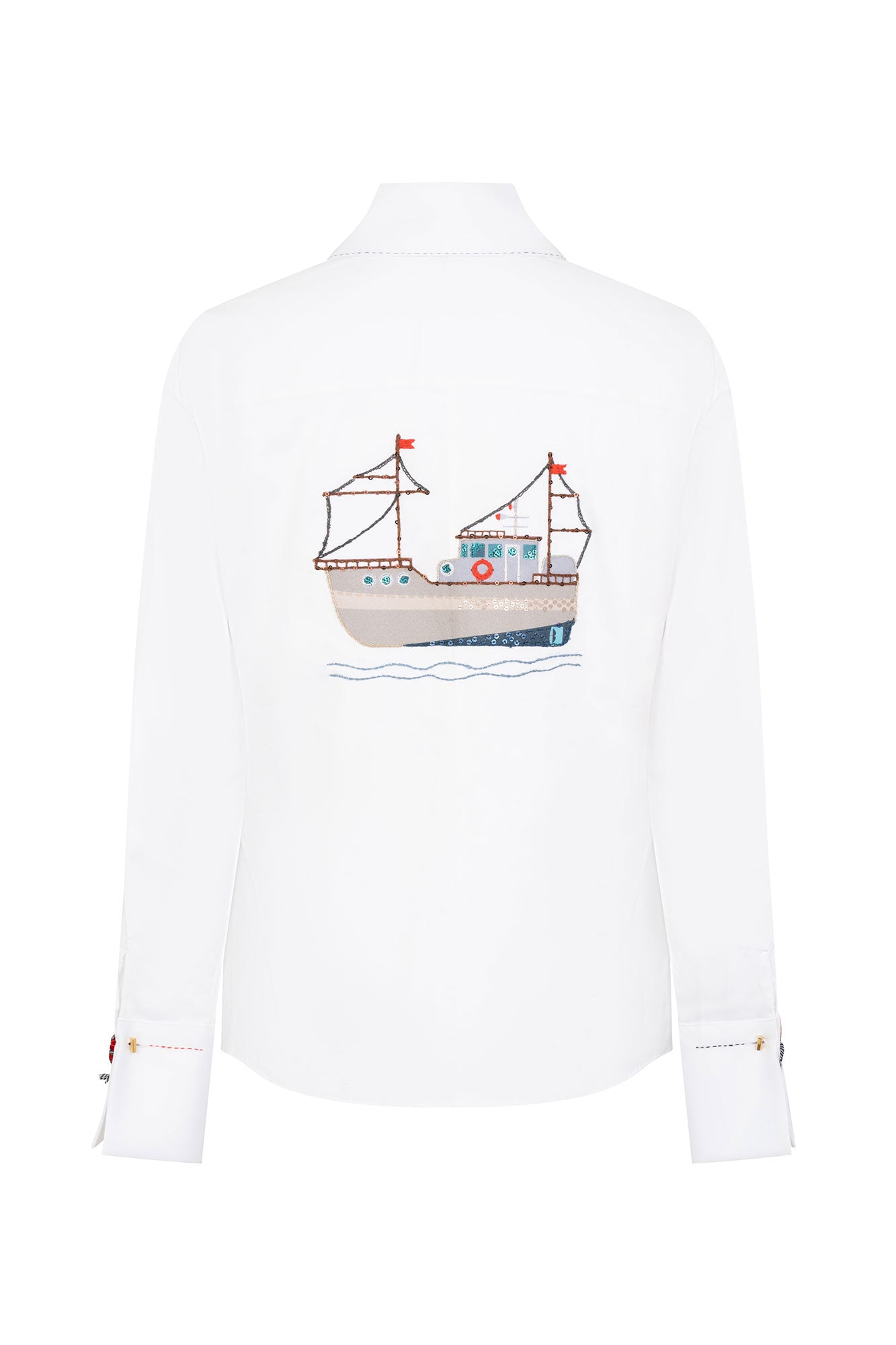 CAMISA SOL MARINERO MANCORNA BLANCO