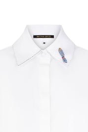 CAMISA SOL MARINERO MANCORNA BLANCO