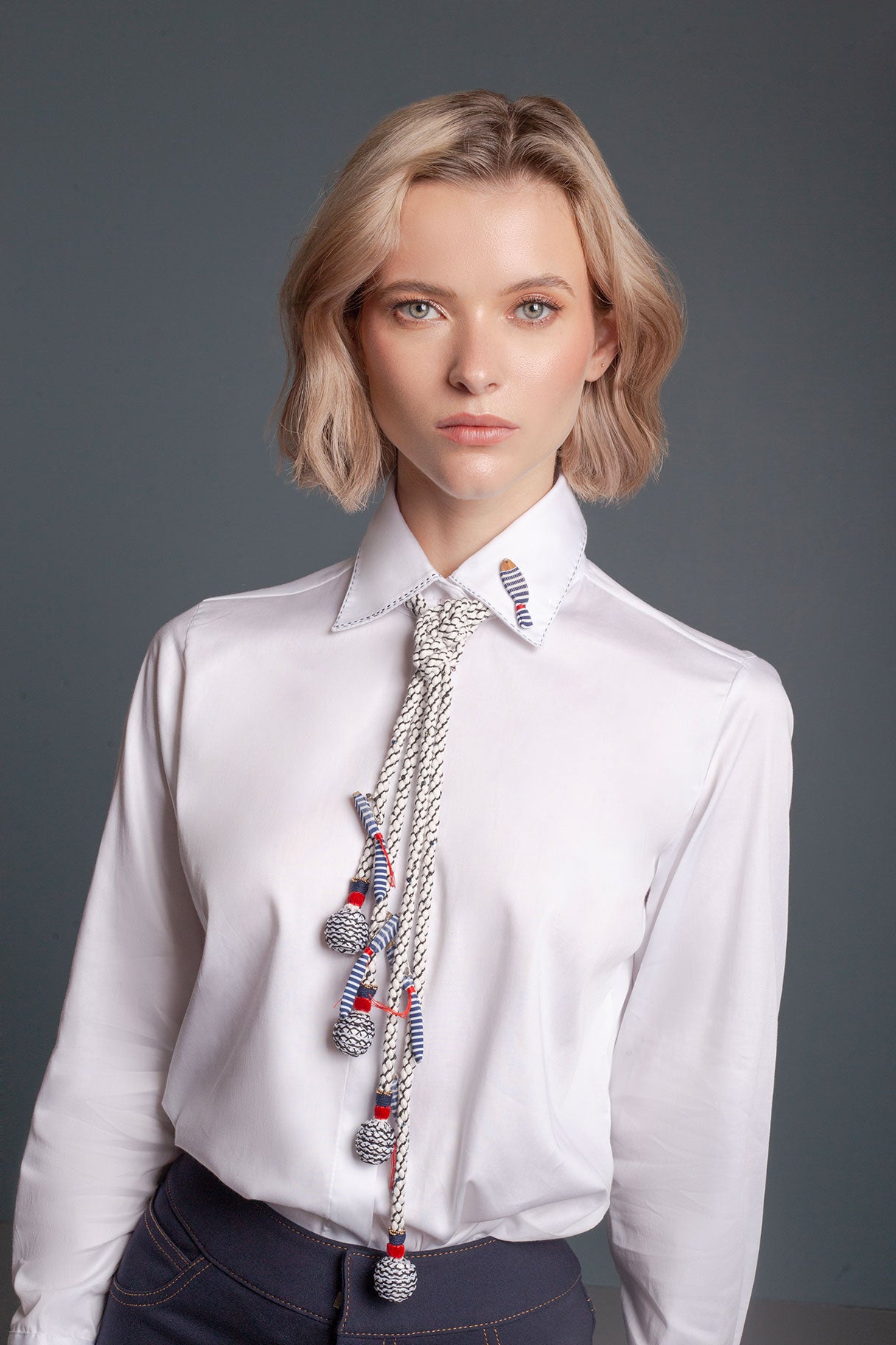 CAMISA SOL MARINERO MANCORNA BLANCO
