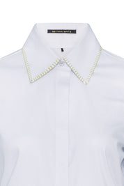 Camisa Sol Nadadora Mancorna Blanco