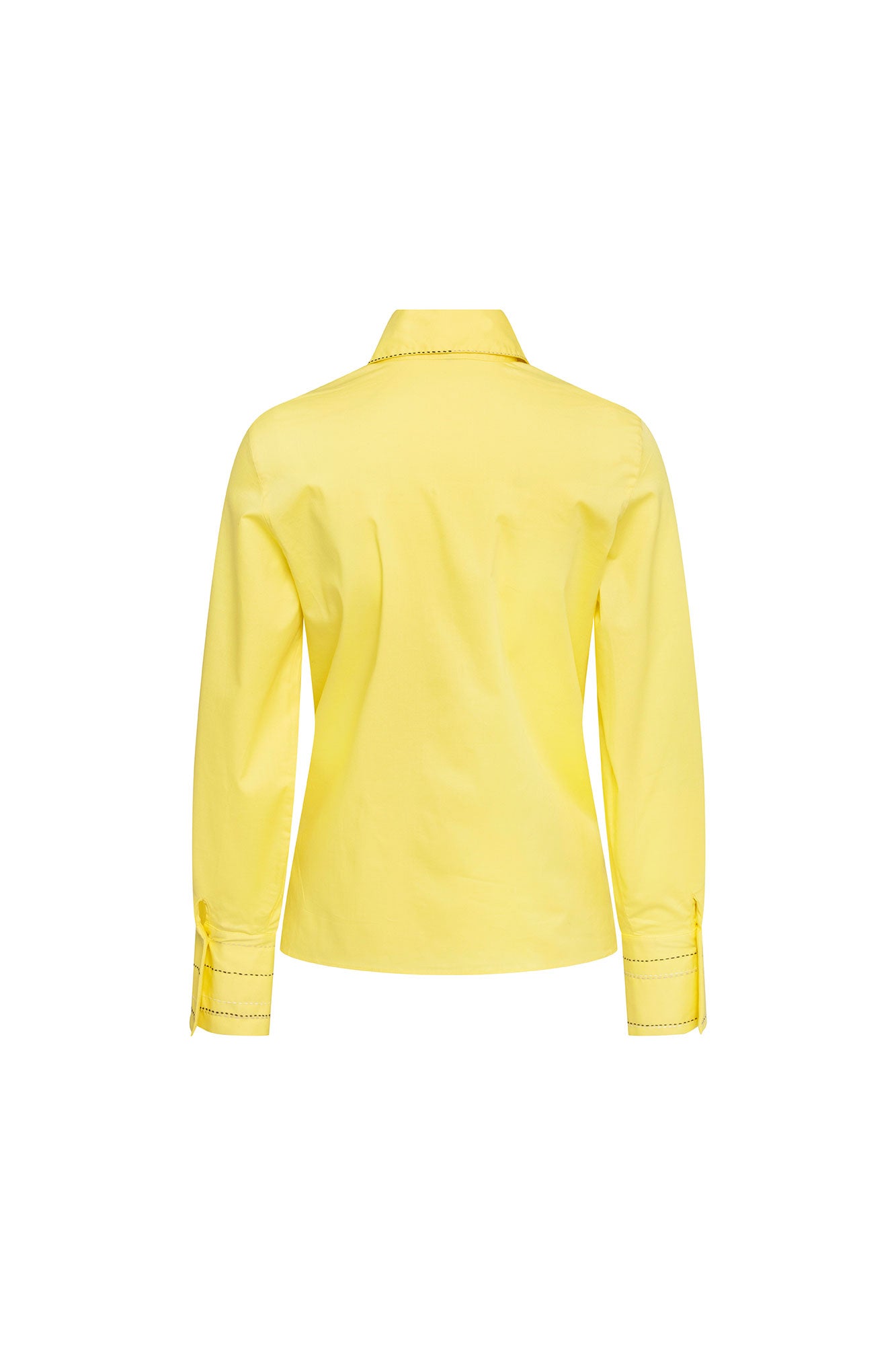 Camisa Sol Pespunte Amarillo