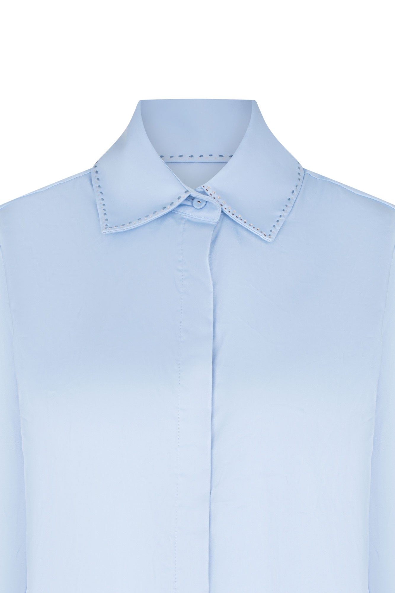 CAMISA SOL PESPUNTE CARTOON MANCORNA AZUL