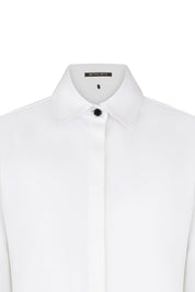 CAMISA SOL PUÑO ARABESCO MANC. BLANCO