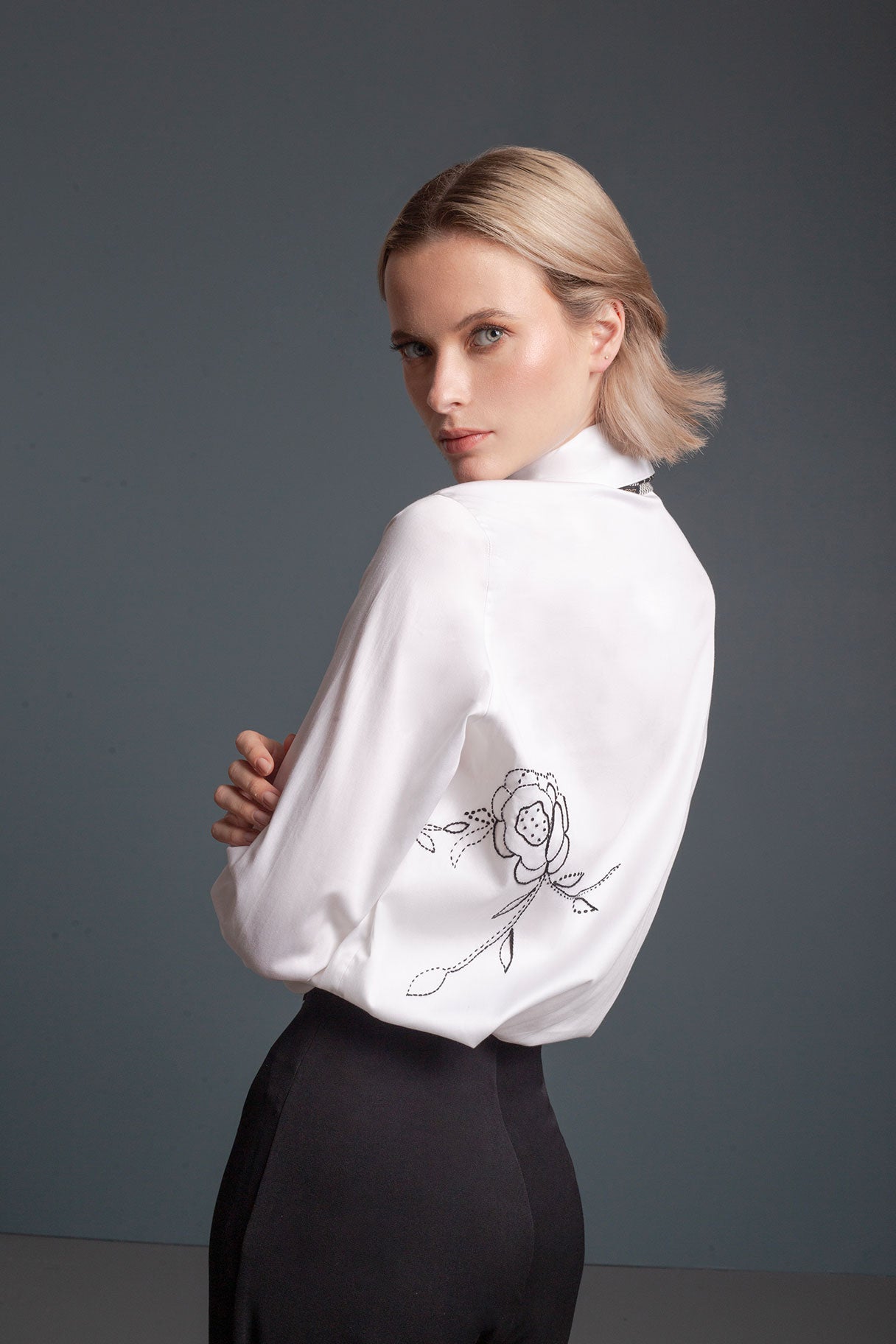 CAMISA SOL SEMILLA MANCORNA BLANCO