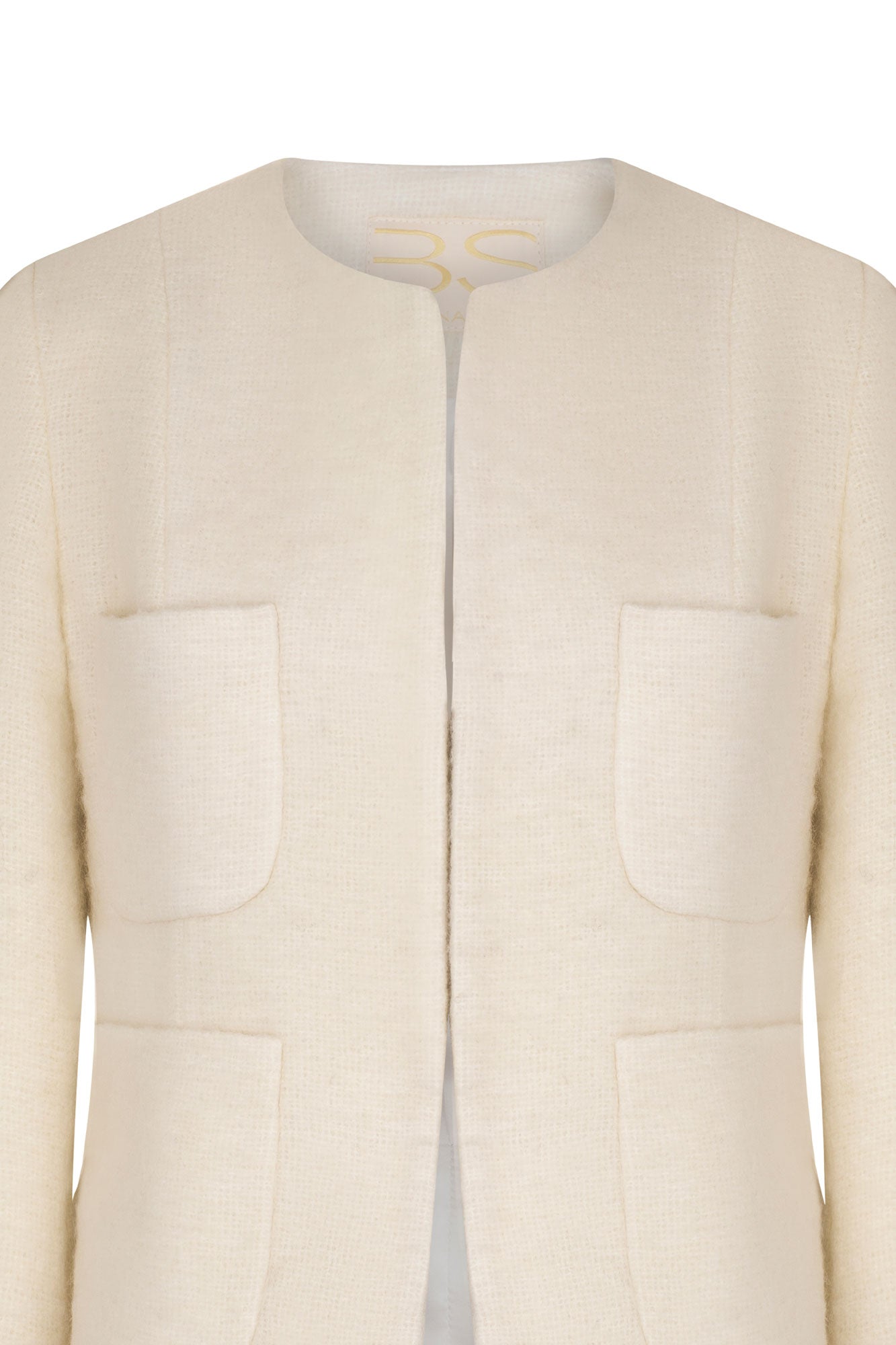 CHAQUETA 4 PARCHES NÁCAR