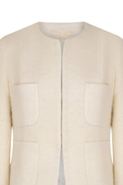 CHAQUETA 4 PARCHES NÁCAR