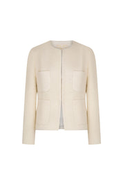 CHAQUETA 4 PARCHES NÁCAR