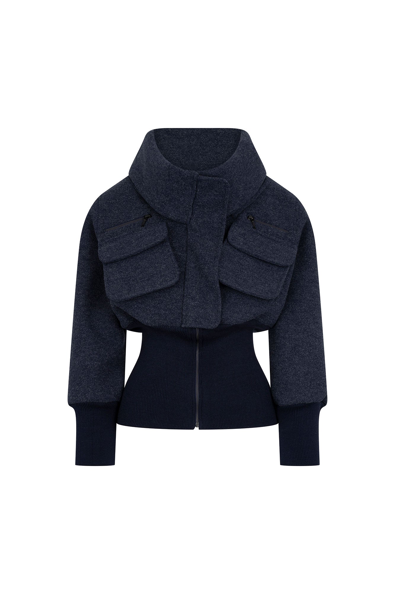 CHAQUETA BOMBER AZUL