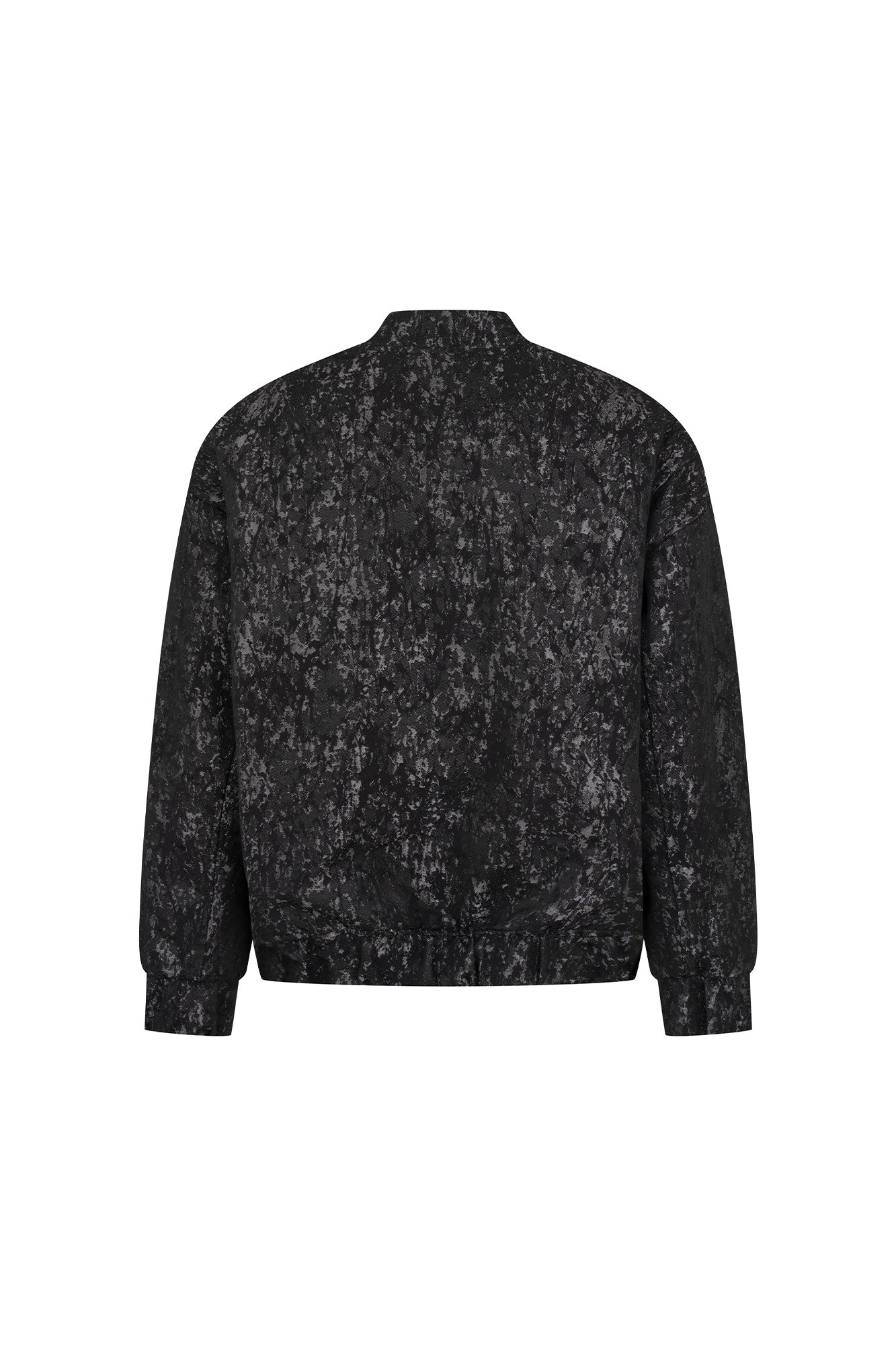 CHAQUETA BOMBER BROCHES NEGRO