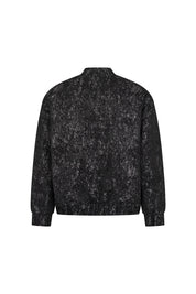 CHAQUETA BOMBER BROCHES NEGRO
