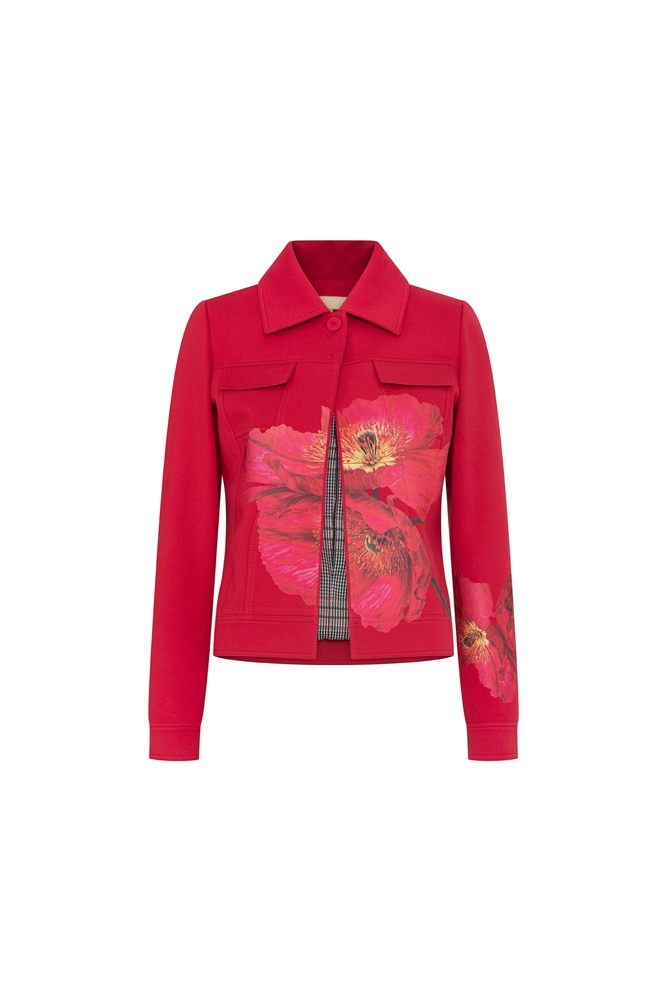 Chaqueta Jean Cayena Rojo