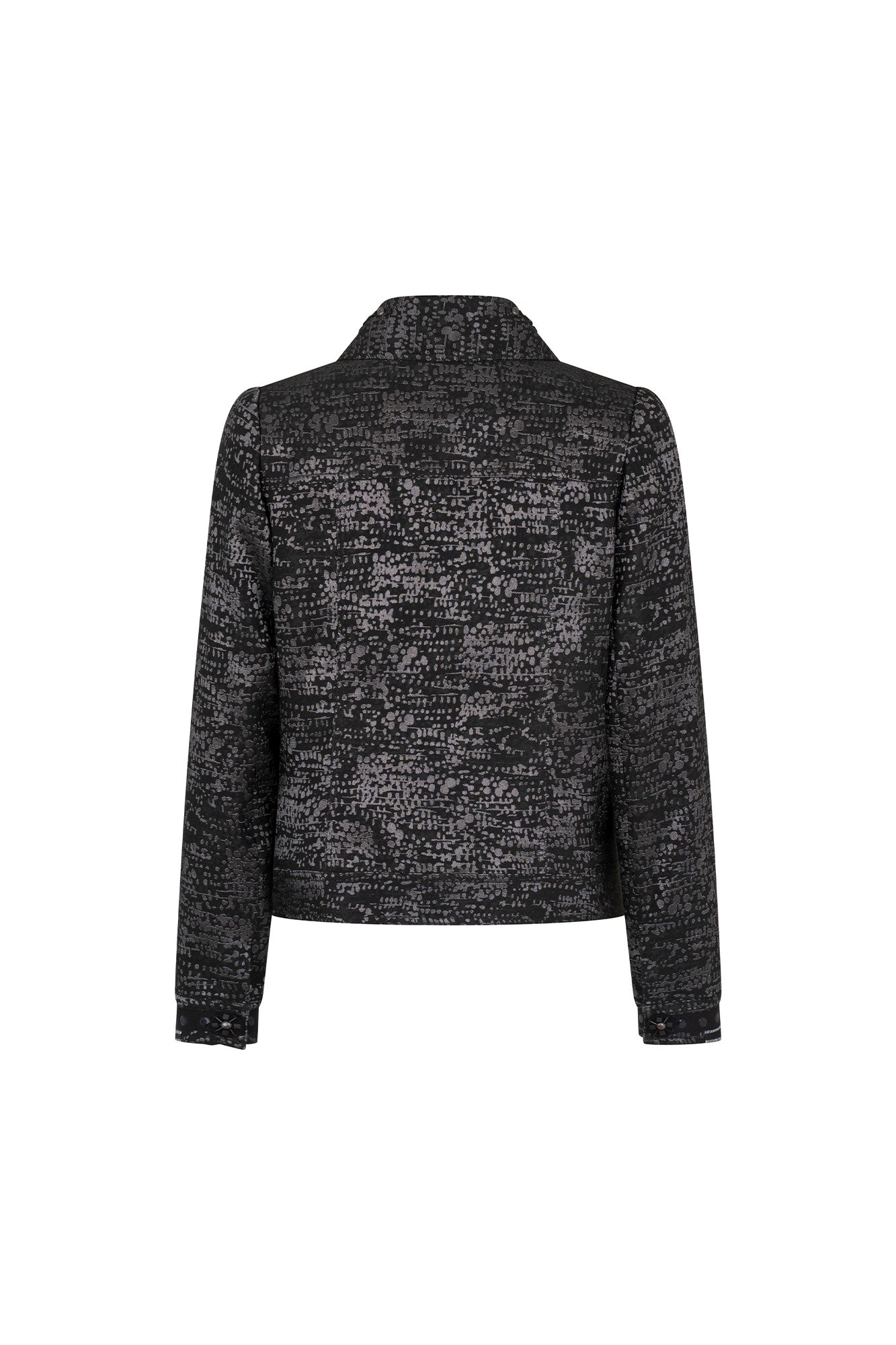 CHAQUETA JEAN LISA JACKARD NEGRO
