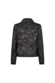 CHAQUETA JEAN LISA JACKARD NEGRO
