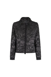 CHAQUETA JEAN LISA JACKARD NEGRO