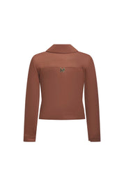 CHAQUETA JEAN PERRITO CHOCOLATE