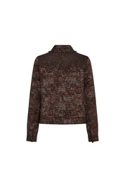 CHAQUETA JEAN TAPAS BOTONES CHOCOLATE