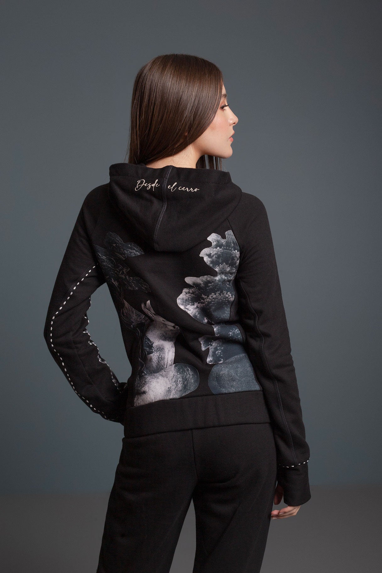 CHAQUETA JOGGING ARDILLA NEGRO