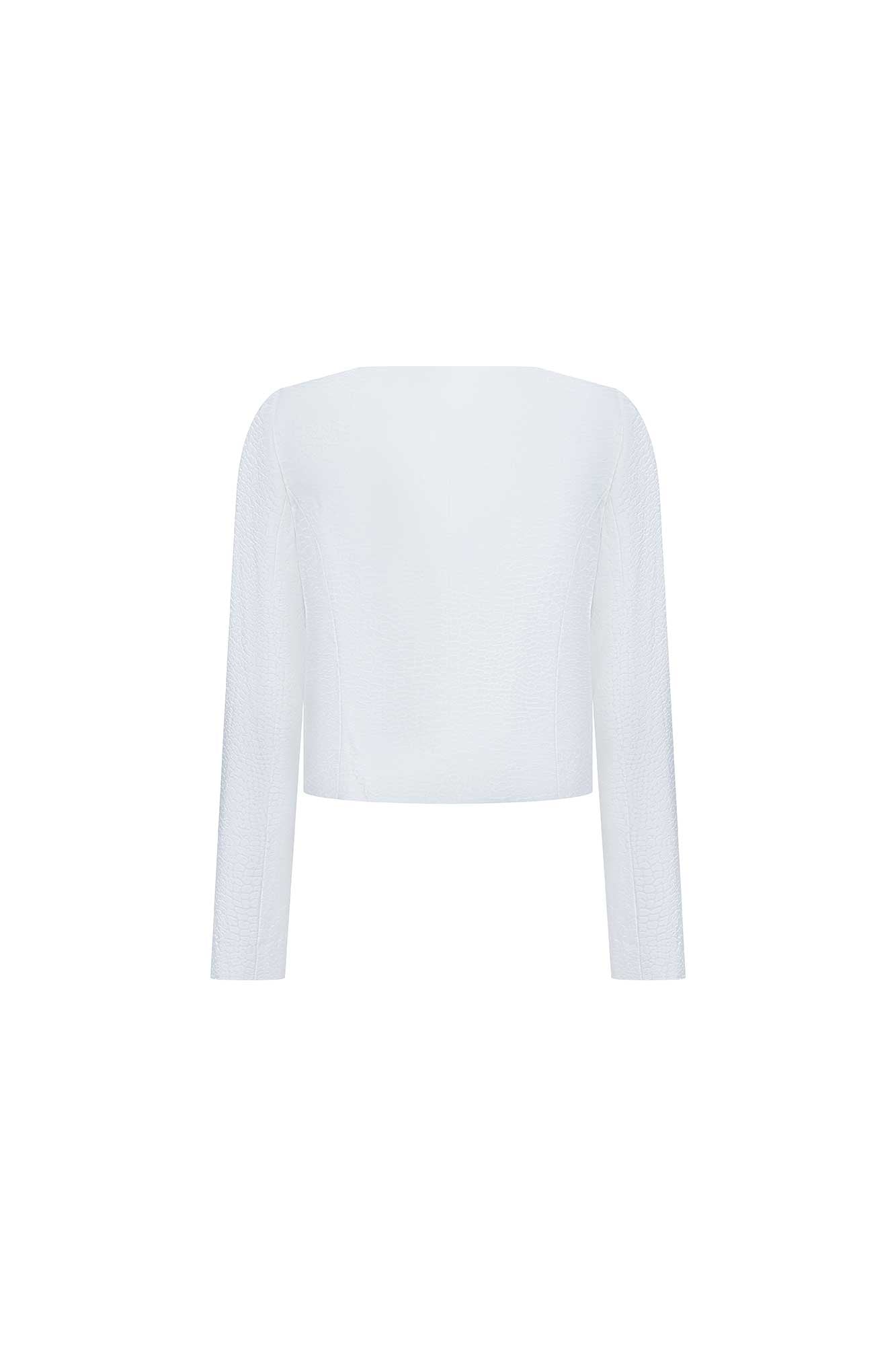 CHAQUETA MICRO IVORY