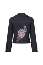 CHAQUETA TAPA BARROCO NEGRO