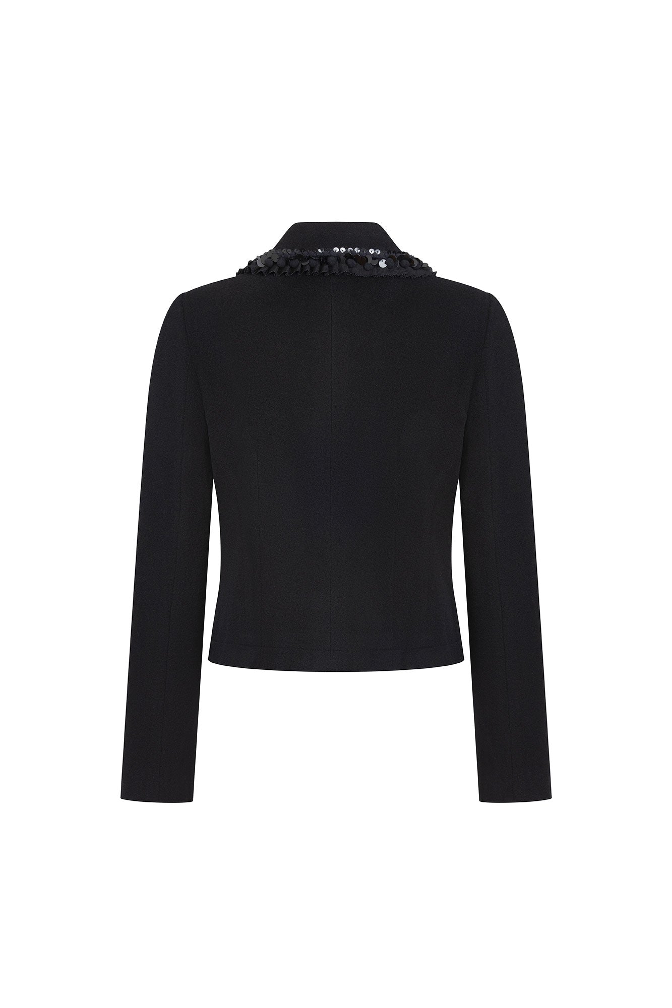 CHAQUETA VALENTINA CUELLO RANDA NEGRO