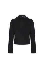 CHAQUETA VALENTINA CUELLO RANDA NEGRO