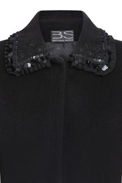 CHAQUETA VALENTINA CUELLO RANDA NEGRO