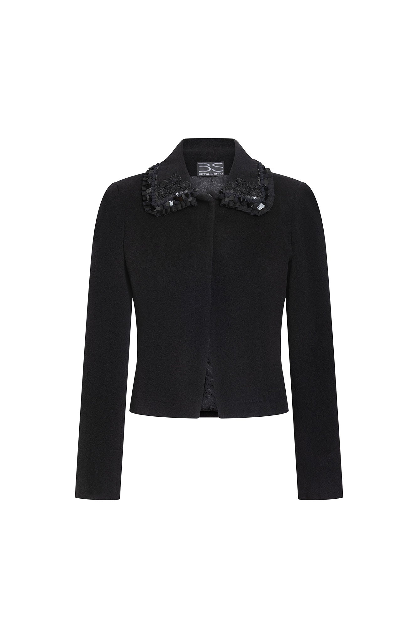CHAQUETA VALENTINA CUELLO RANDA NEGRO