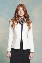 CHAQUETA 4 PARCHES NÁCAR