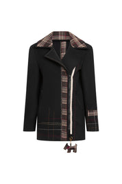 CHAQUETÓN CREMALLERAS TOMBOY NEGRO