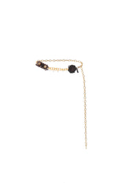 CINTURÓN BOTÓN ROSA CAFÉ