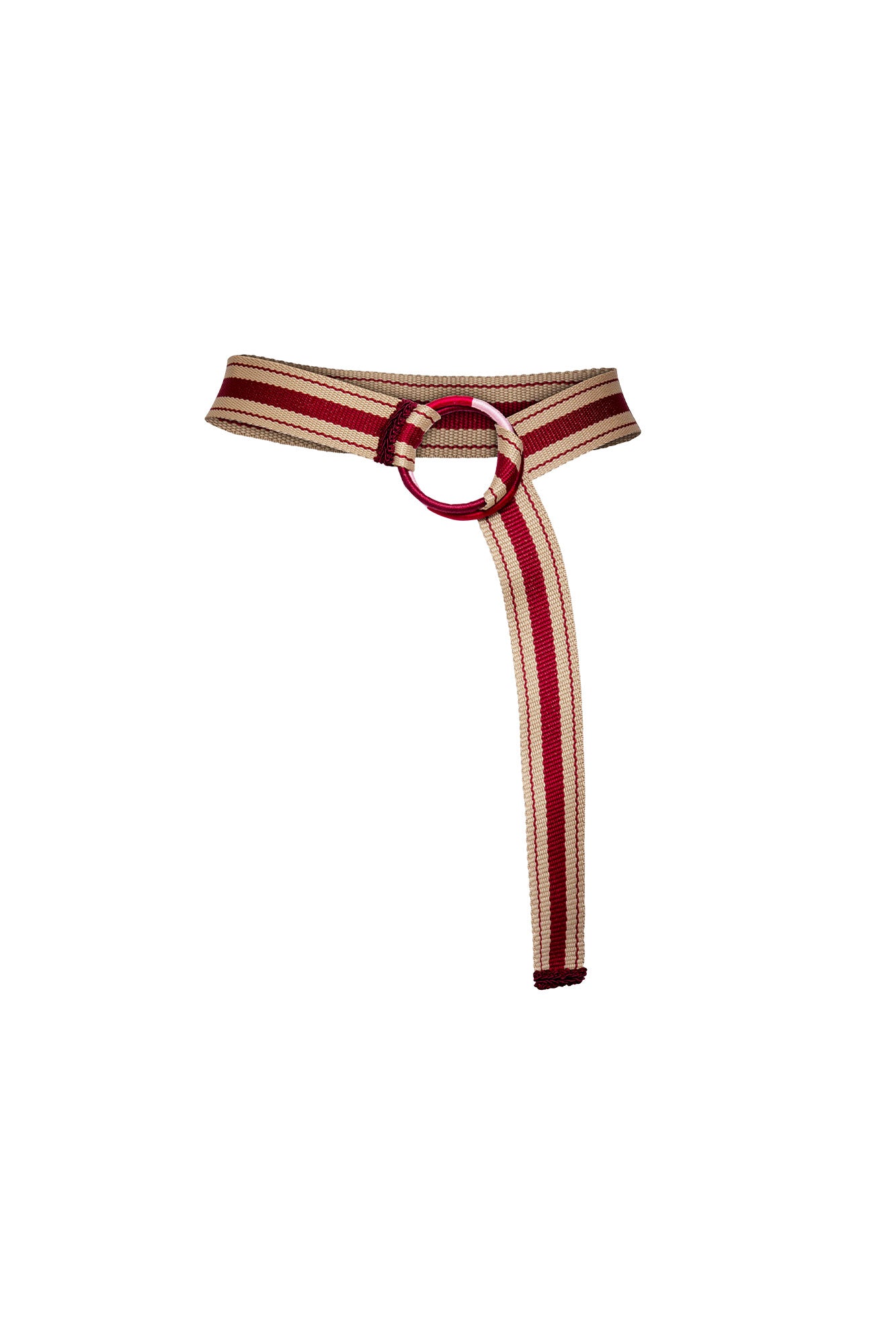 Cinturón Reata Doble Argolla Vino