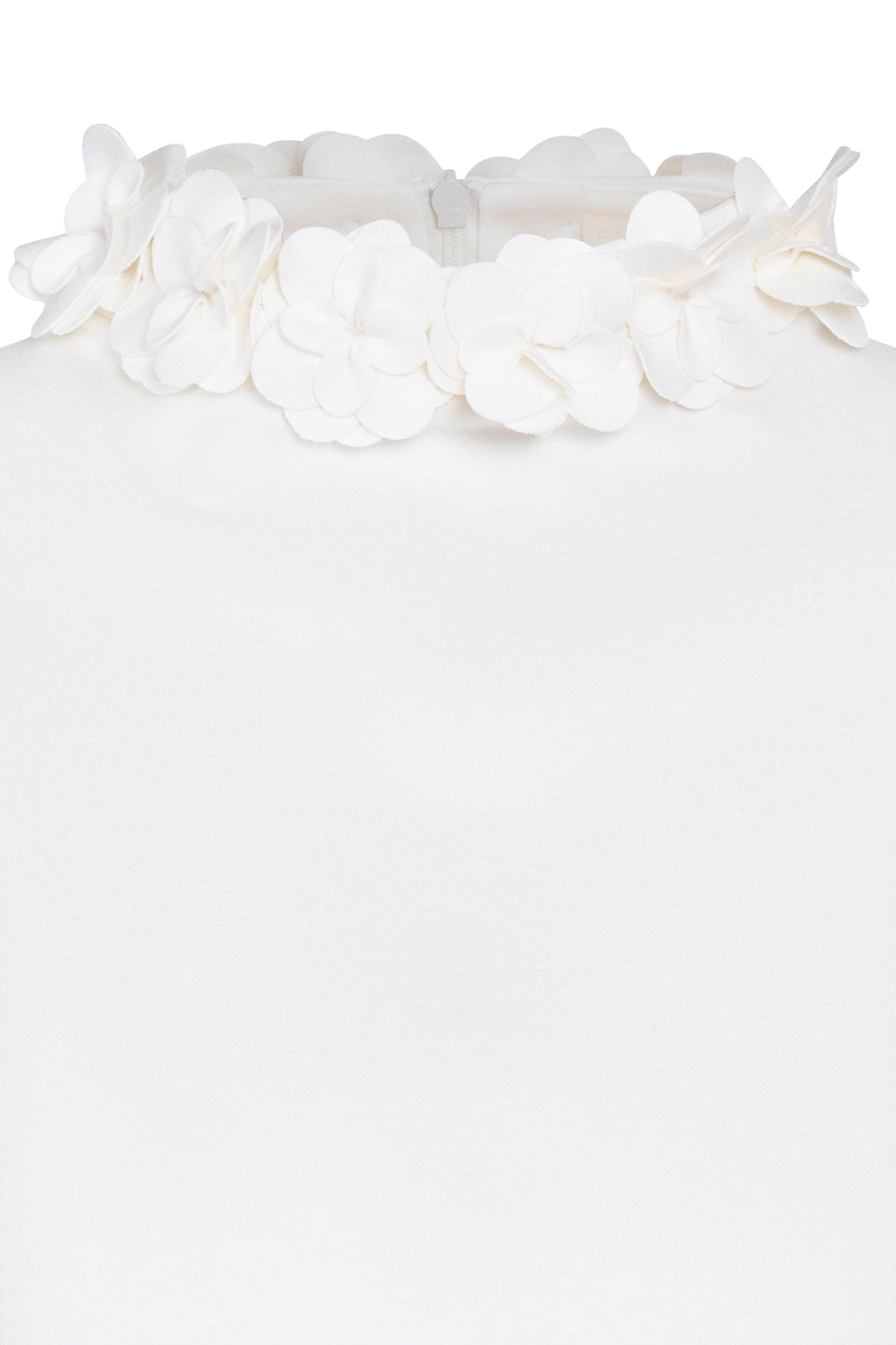 Crop Manguita CR Flor Ivory