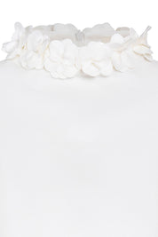 Crop Manguita CR Flor Ivory