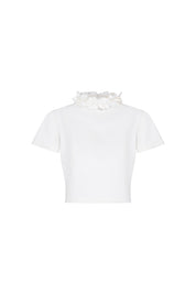 Crop Manguita CR Flor Ivory