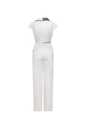 ENTERIZO CREMALLERA RANDA NÁCAR